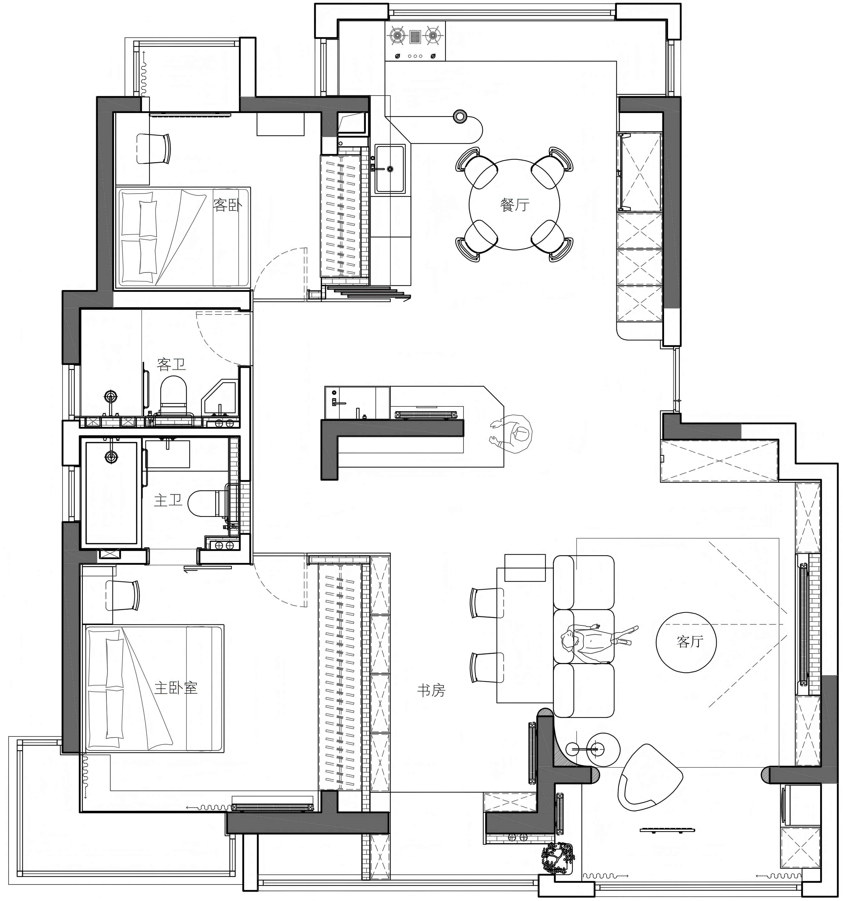 115㎡书引光序·「破立之间,静邸漫行」丨中国南京丨LAB-11