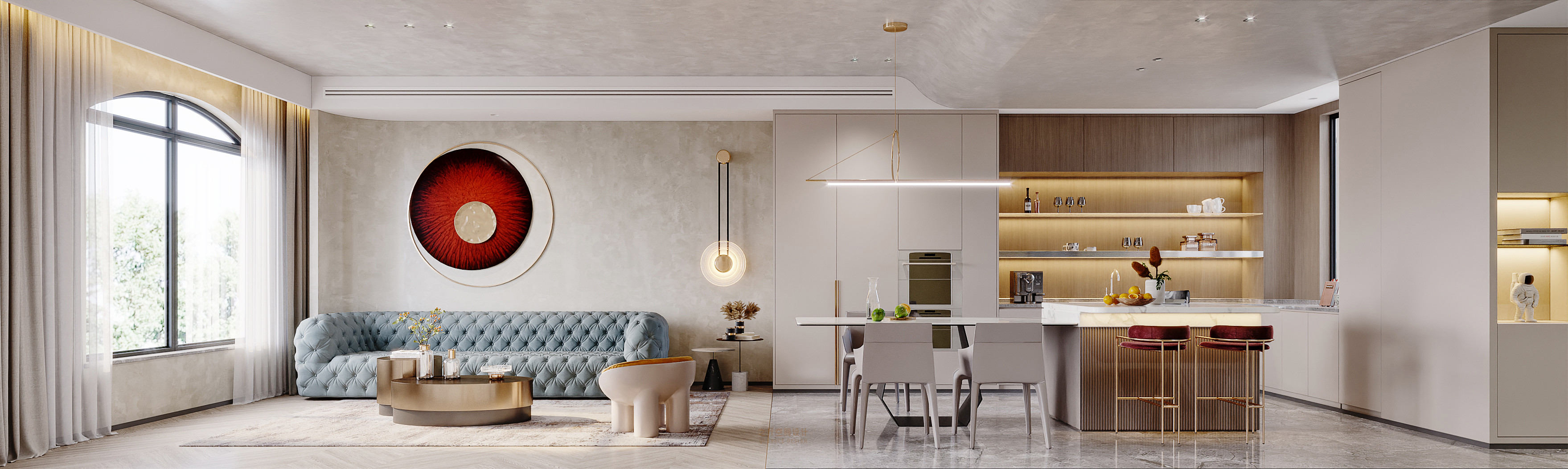 亓作 | 时尚空间 静谧享受 上海华府愉园现代风格别墅-0