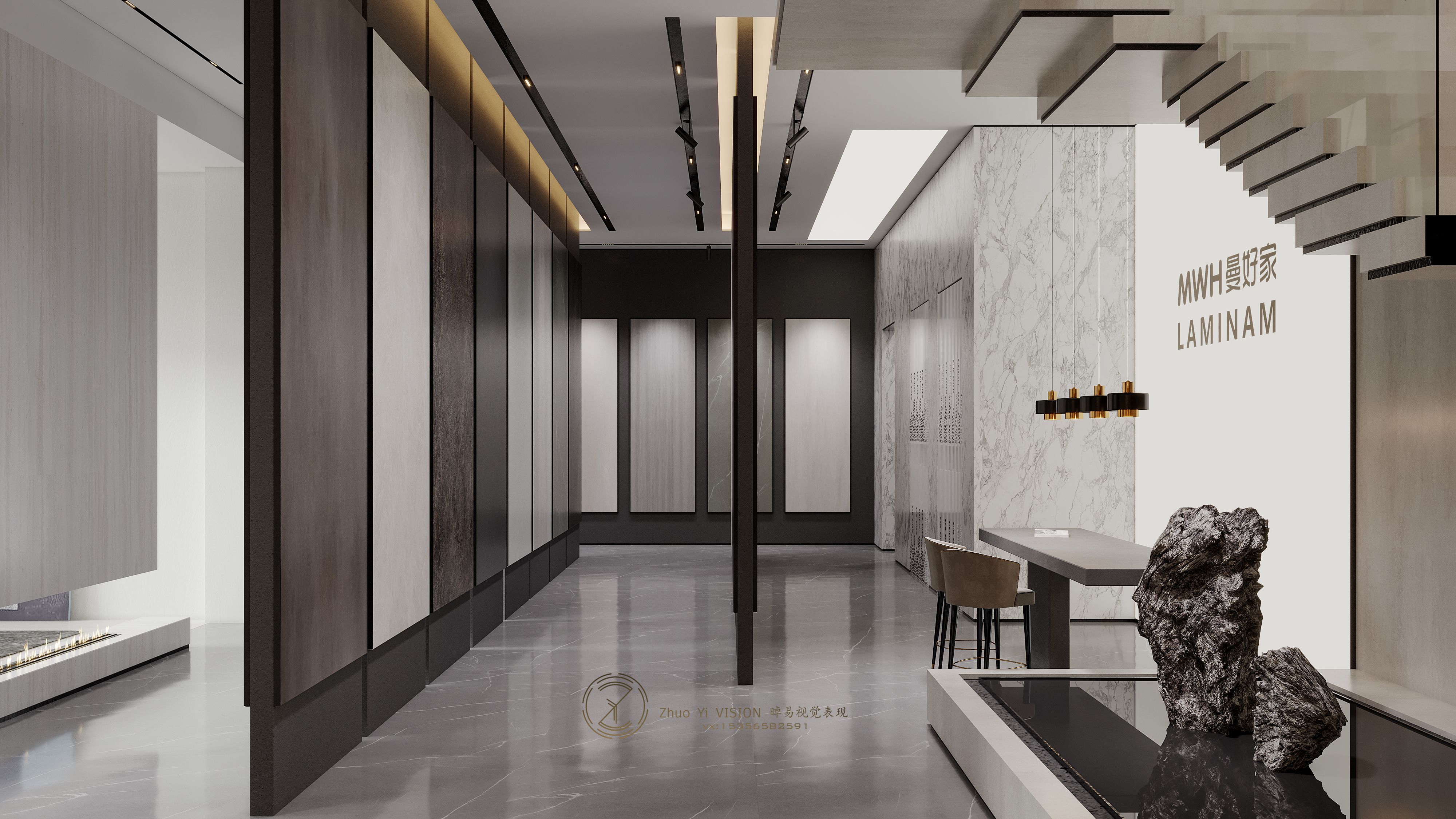 石材展厅 | 尽显奢华设计之美-5