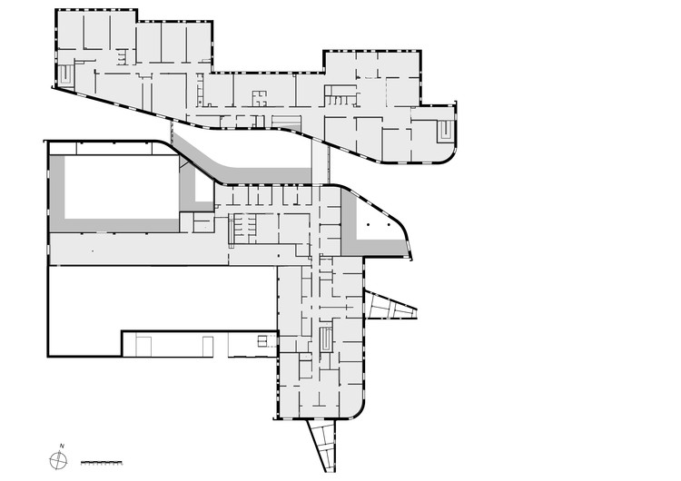 芬兰 Lehtikangas 学校、图书馆和幼儿园的多功能设计-23