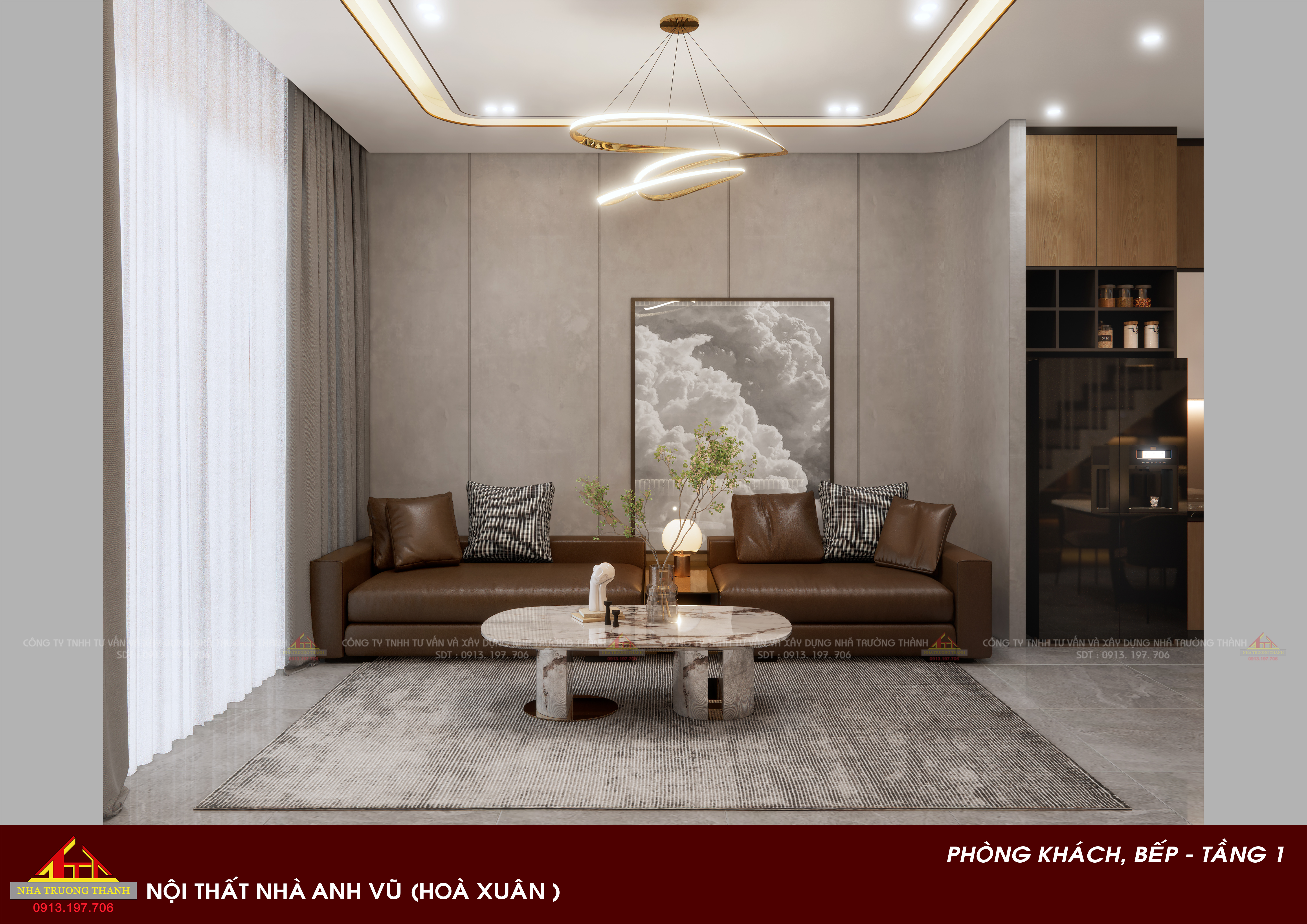 Nội thất nhà anh Vũ (Hòa Xuân, Đà Nẵng )-3