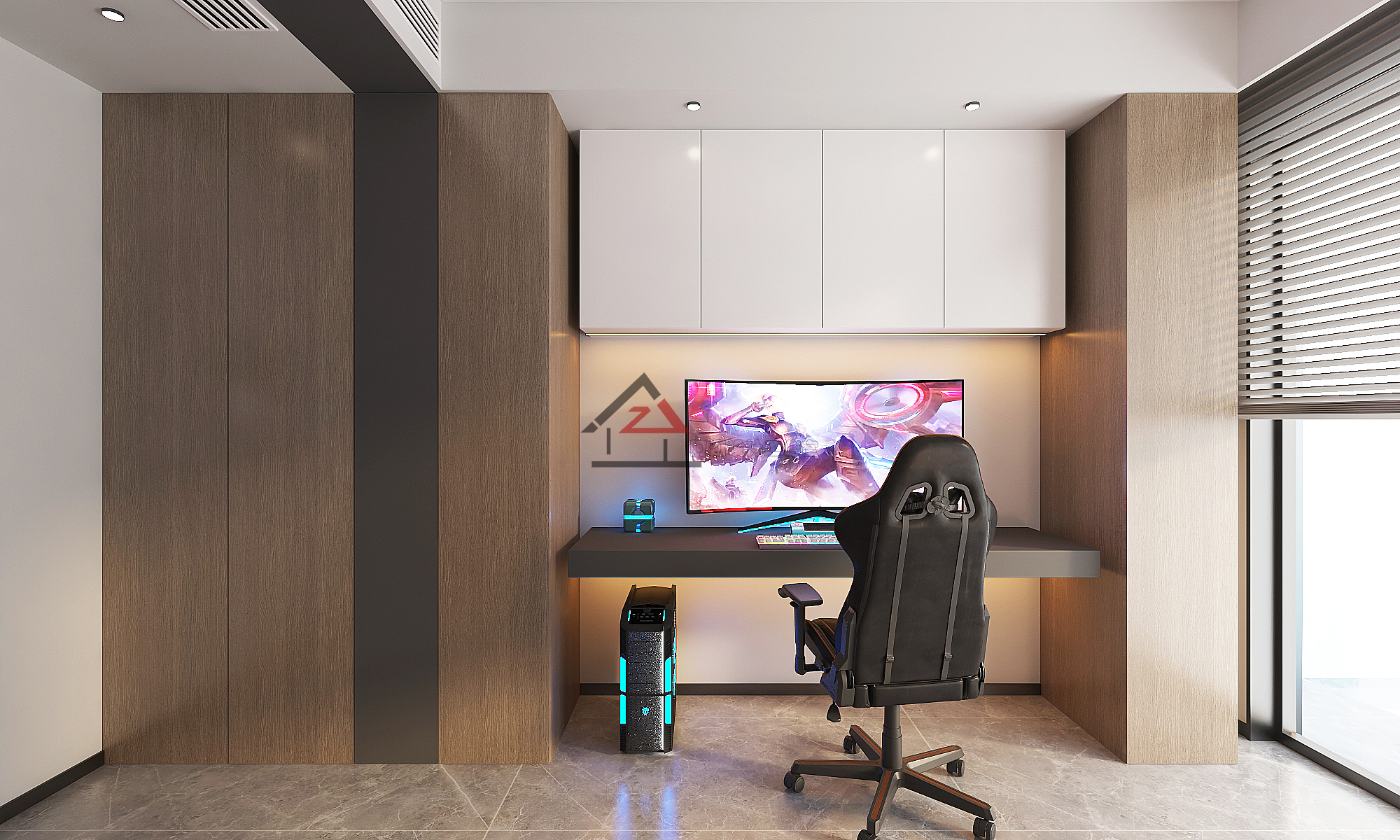 148现代简约跃层-15