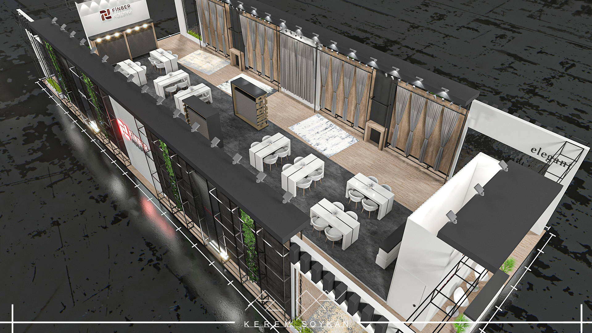 Finber Holding Exhibition Stand Design HOMETEX 2024-9