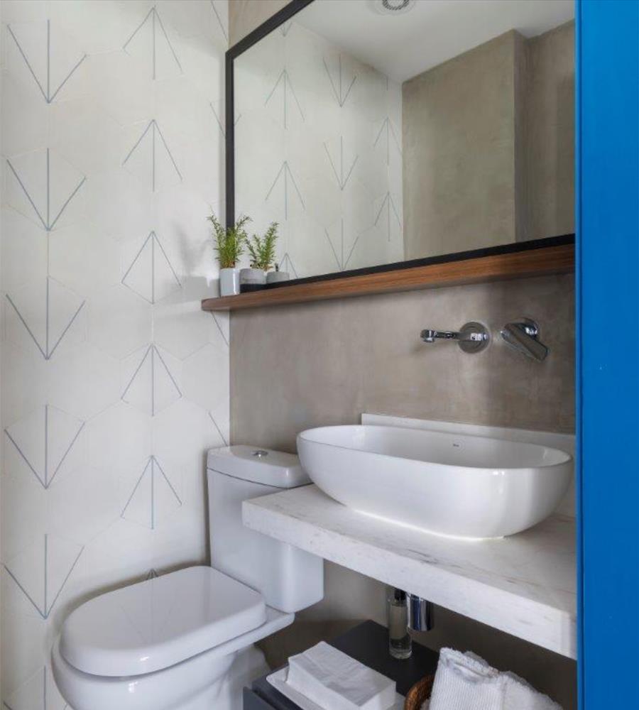 巴西 Vila Olímpia 公寓 | 色彩斑斓的温馨之家-8