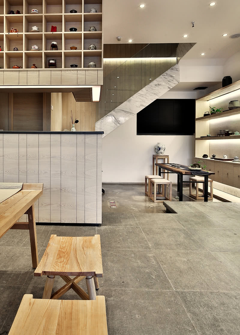 南昌“栖茶会所” | 闹市中的清寂美境-8