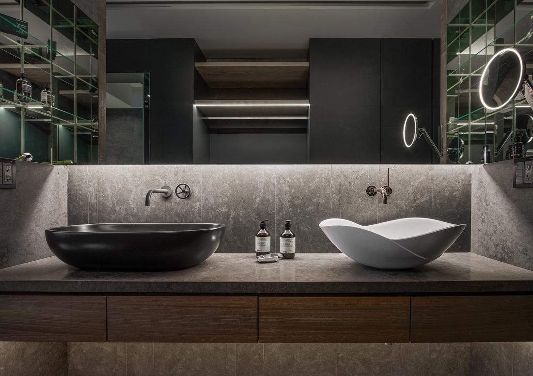 台北 Double Core 别墅,家庭核心与景观轴心-36