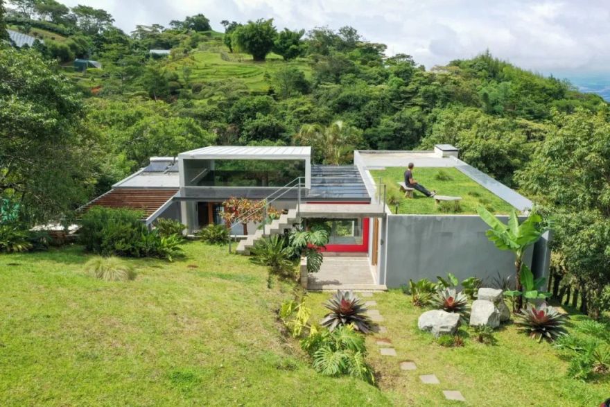 哥斯达黎加山间环保住宅 | 融入自然的现代居所-11