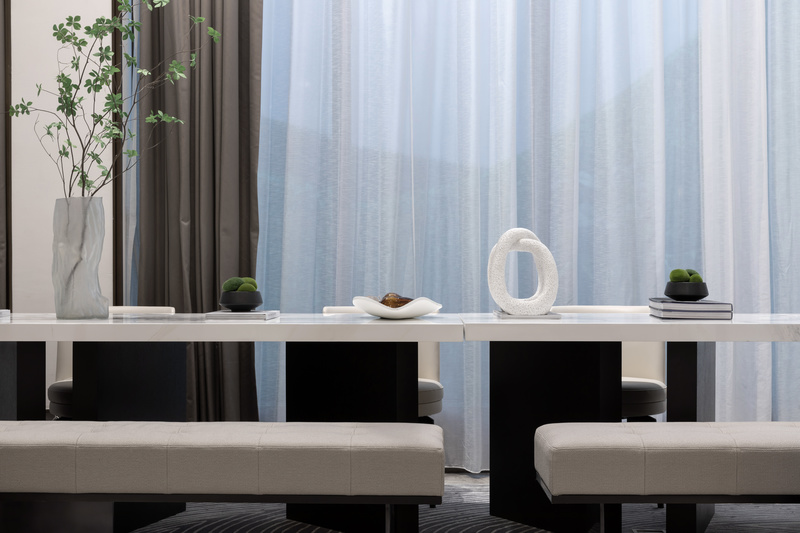 嘉兴桐乡濮园杏林苑S340户型合院样板房软装工程-69