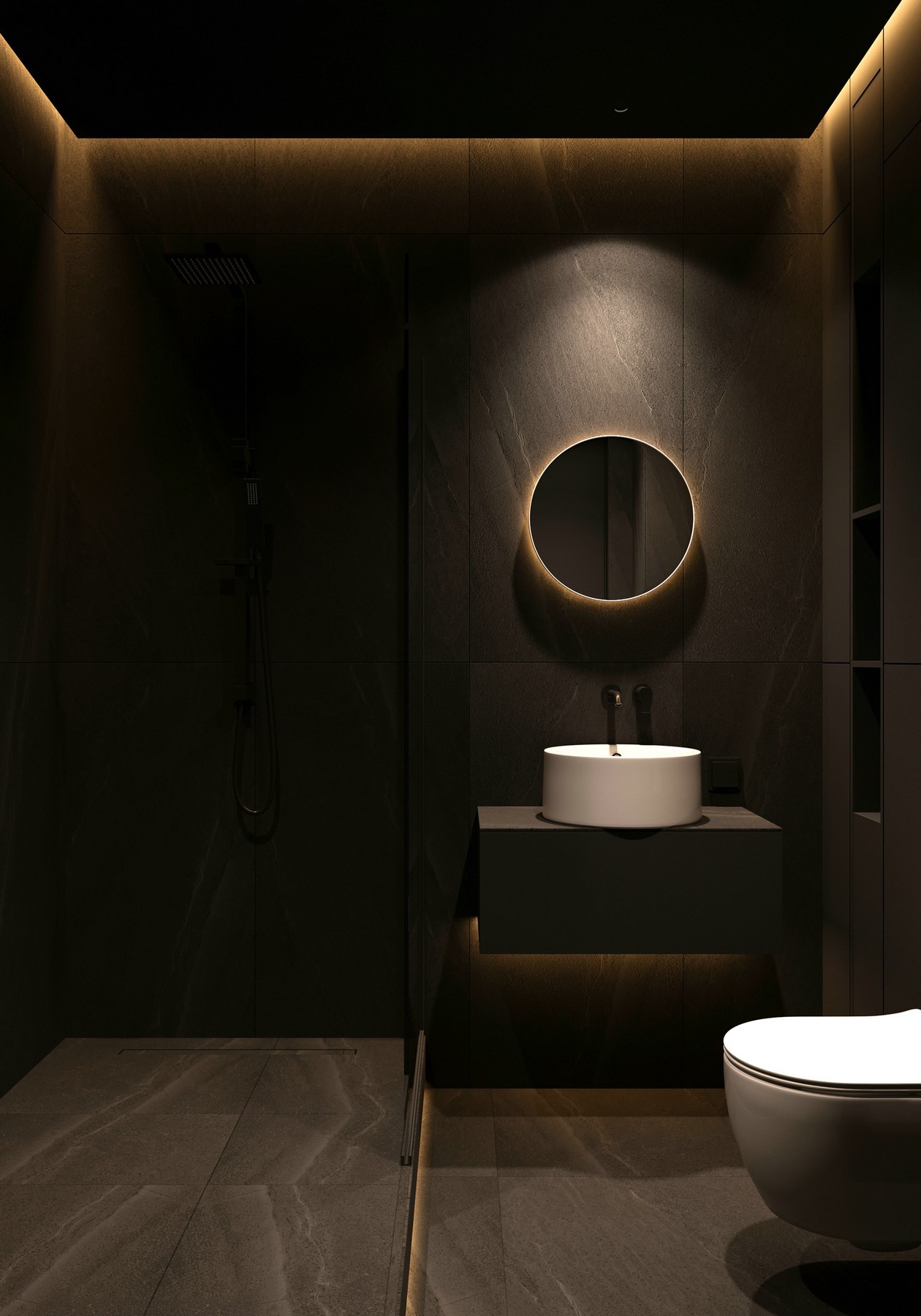 黑色系公寓设计 既大气又沉稳-10