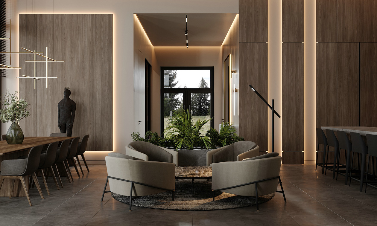 原木与灰色 打造出家居时尚美学-4