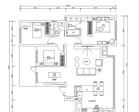 平层温馨现代极简风-56