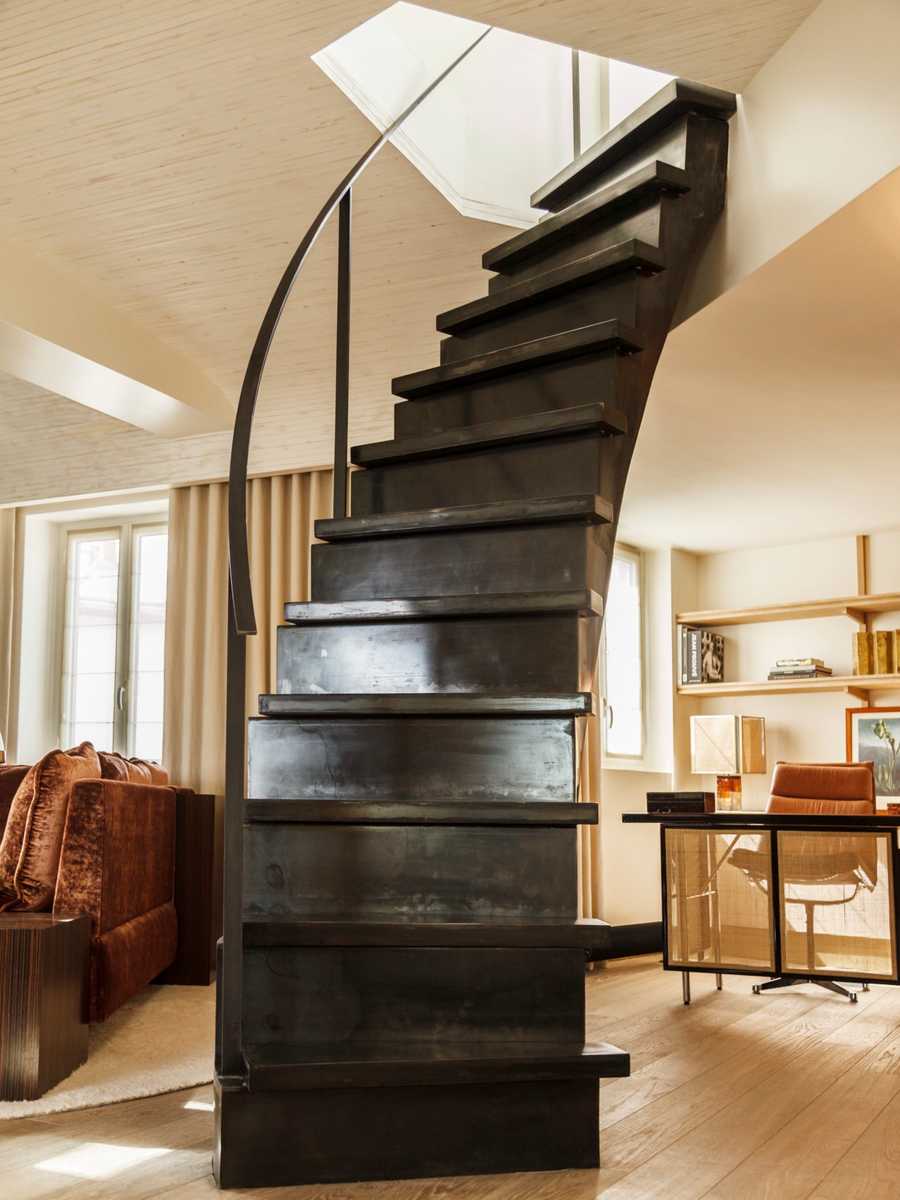 复古公寓设计 | 艺术、设计与材料的有机结合-73