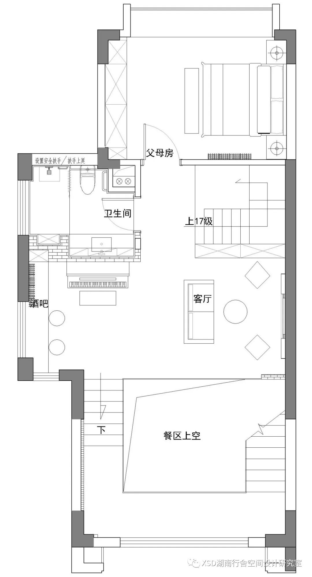 长沙盈峰翠邸廖府现代简约联排别墅设计-13