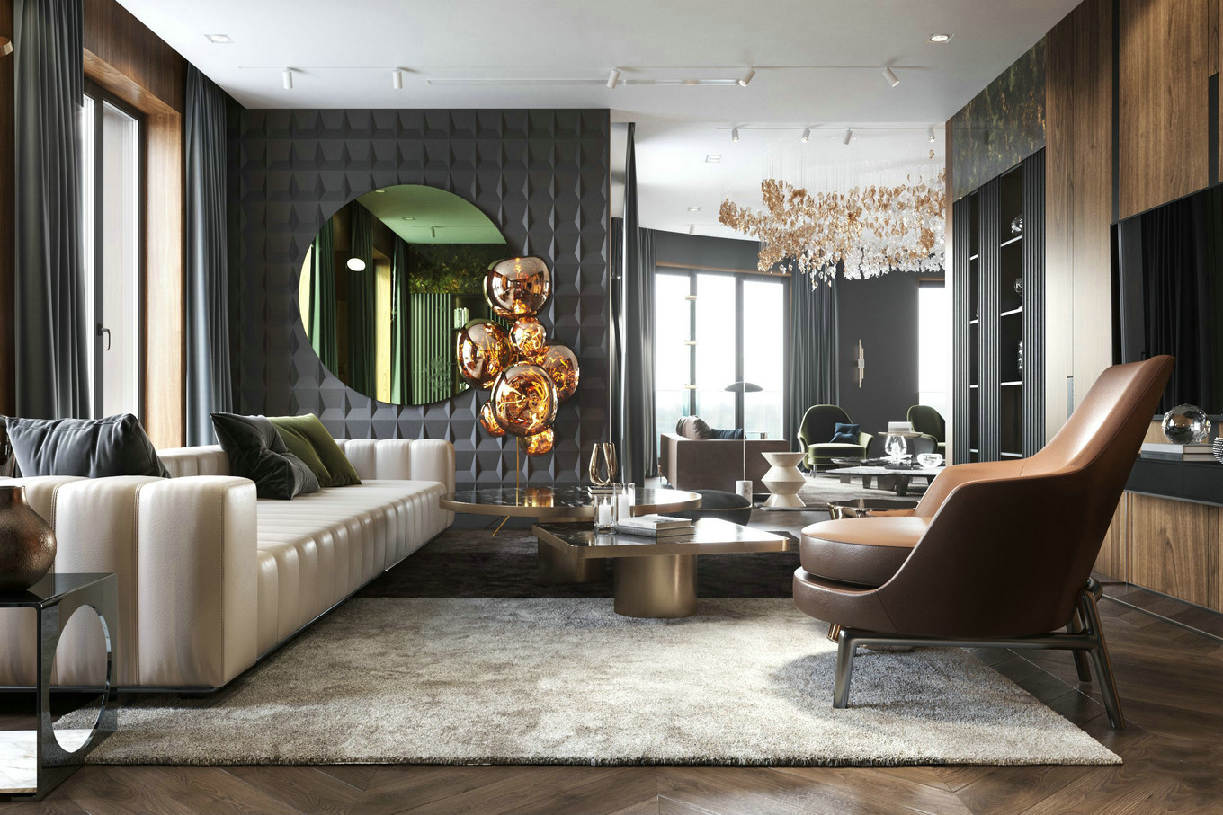 475㎡轻奢质感美，极致享受的室内设计佳作-4