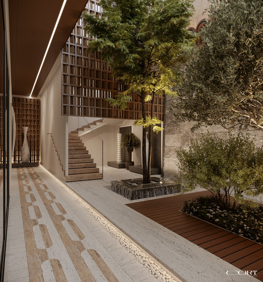 私人别墅景观设计丨沙特阿拉伯利雅得丨CORT Design-9