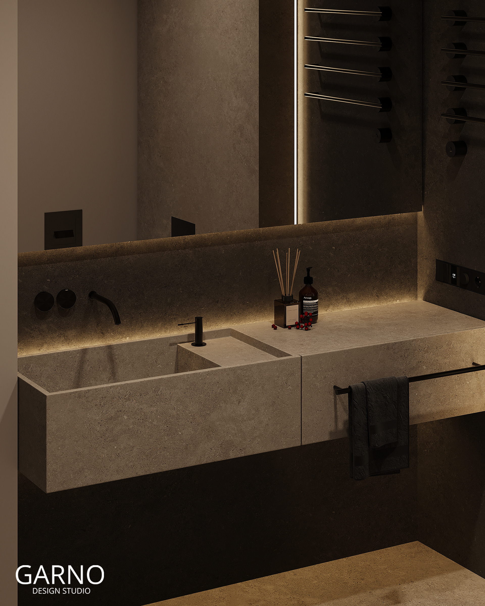 乌克兰基辅室内设计项目丨GARNO DESIGN STUDIO-35