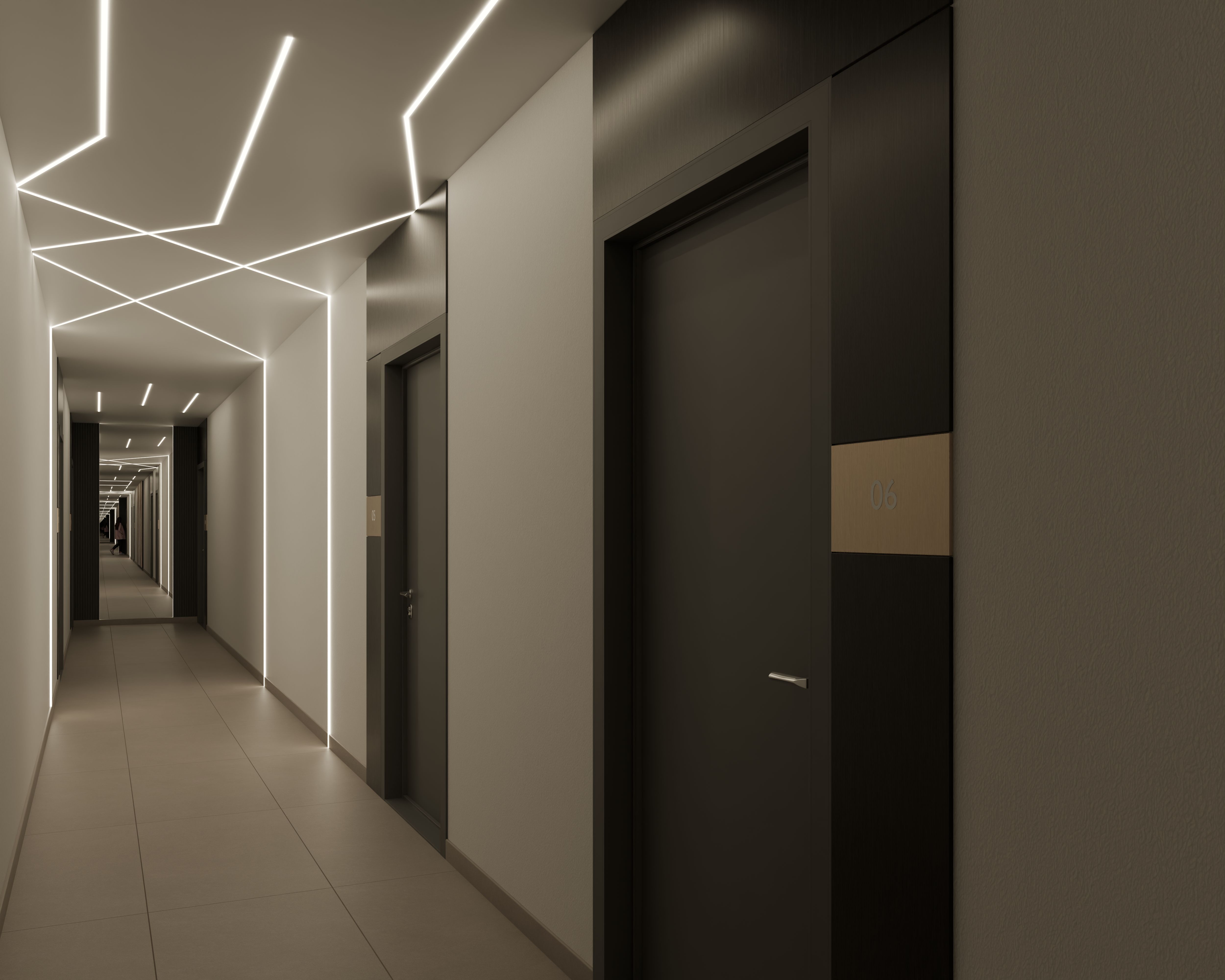 某住宅综合体入口及公共区域设计-25