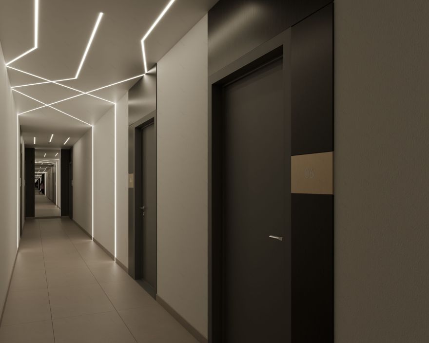 某住宅综合体入口及公共区域设计-25