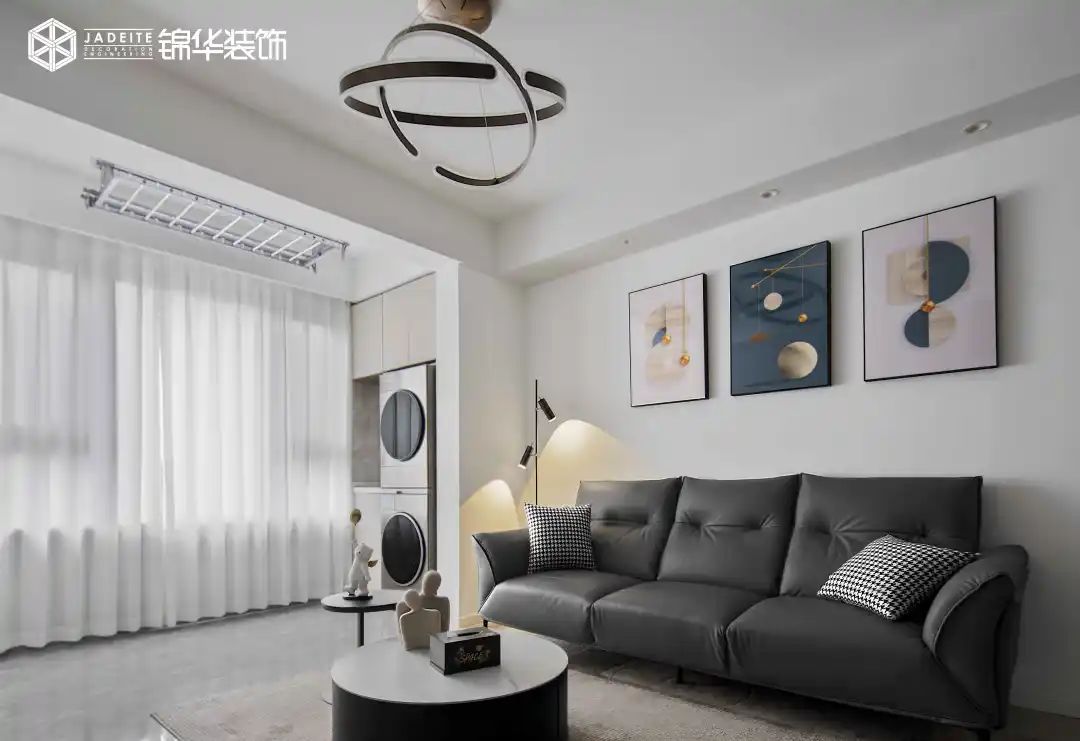 现代简约之家丨江苏锦华装饰-16