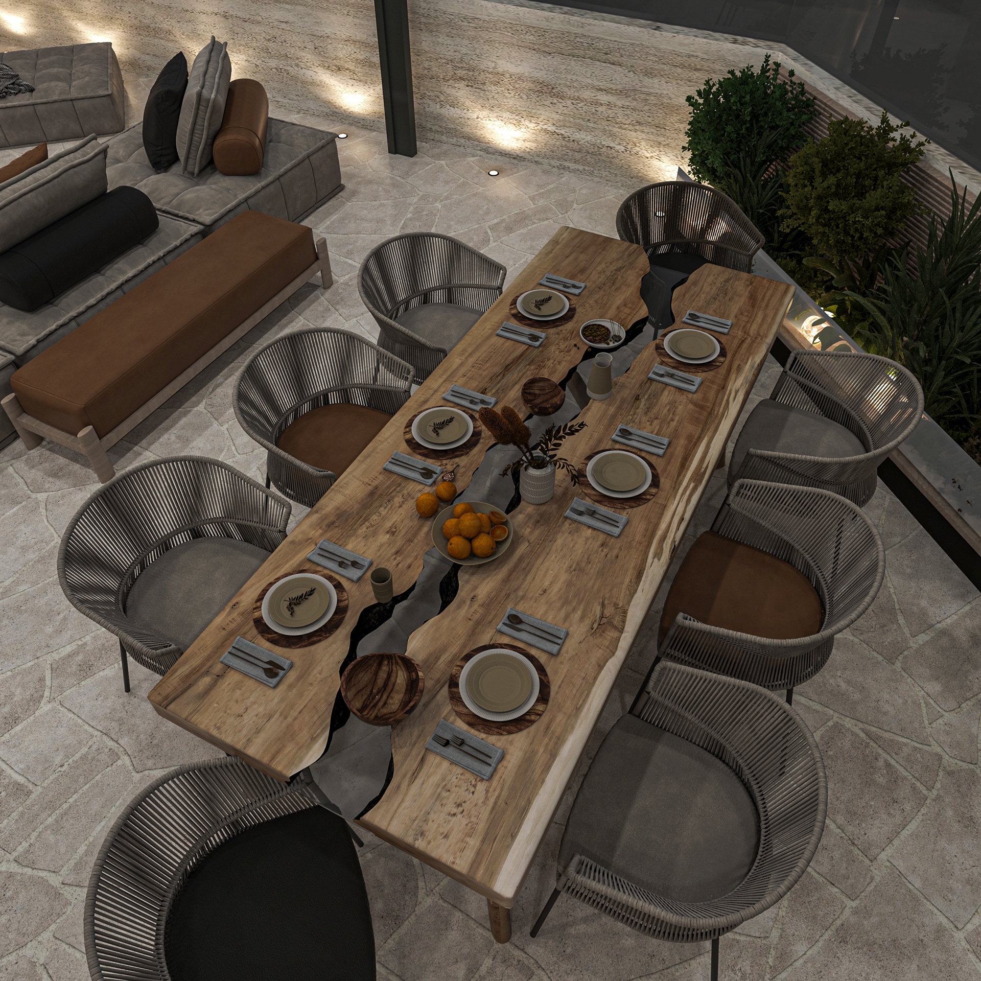 屋顶露台设计丨Salma Samy-13