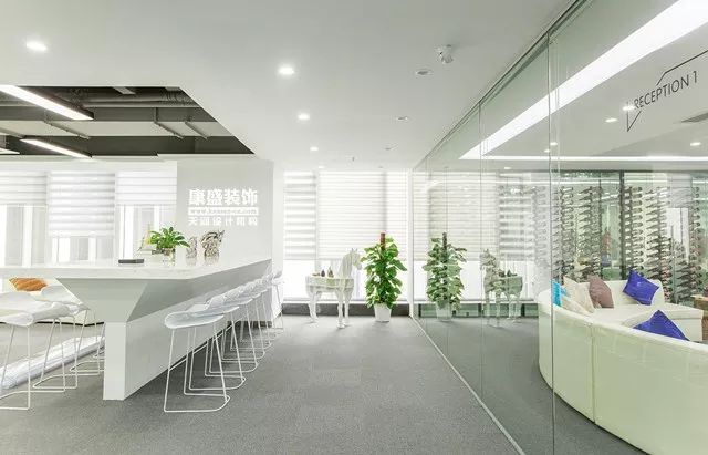 康盛装饰┃1500㎡极简办公空间本•色，打造科技与艺术的人文价值-81