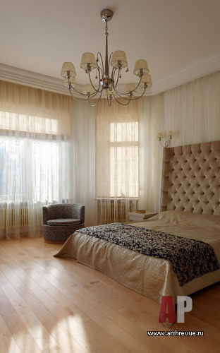 带古典元素的三层郊区别墅室内设计丨Абрамов Константин,Воронцова Ирина-31