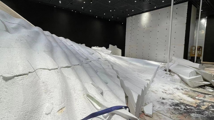 邬建安大型个展“是海,是沙丘”展陈空间设计丨中国廊坊丨PILLS建筑工作室-13