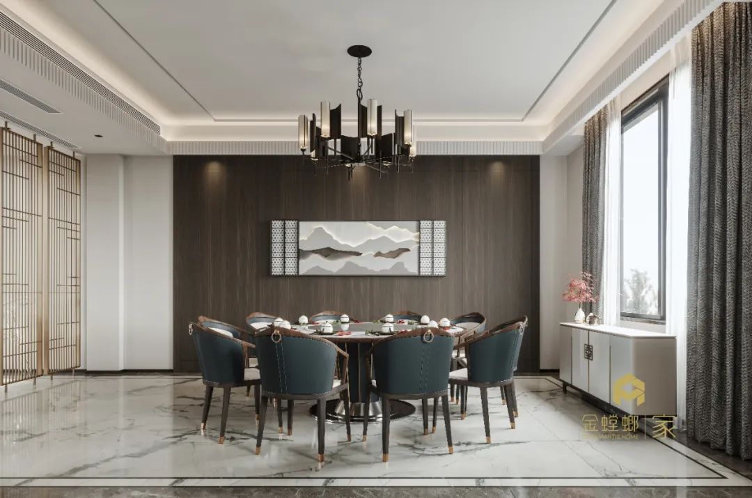 安吉梅溪新中式别墅丨金螳螂·家安吉店-24