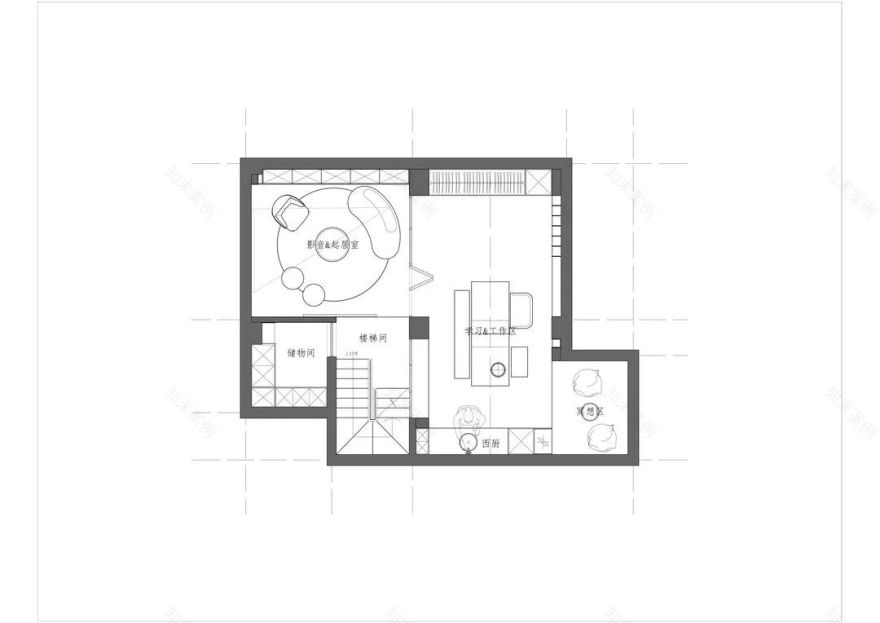 上海宝山招商中环华府 180㎡现代简约别墅设计-71