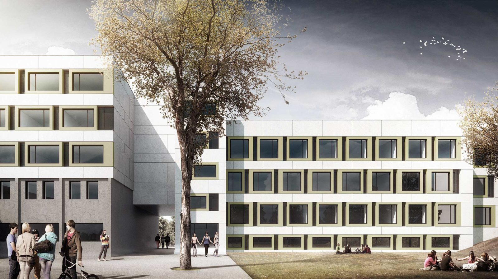 平卡费尔德酒店旅游学校园艺屋

注：HTL常见为德语Handelsschule und Techniksschule （商业与技术学校）或者 Höhere Technische Lehranstalt （高等技术学校）的缩写，结合GARTENHAUS（园艺屋）推测这里可能是与酒店旅游专业相关的学校，HTL Pinkafeld 直译为平卡费尔德高等技术学校，这里意译为平卡费尔德酒店旅游学校 具体还需要结合实际背景确定  丨HTL Pinkafeld  Hertl Architekten-6