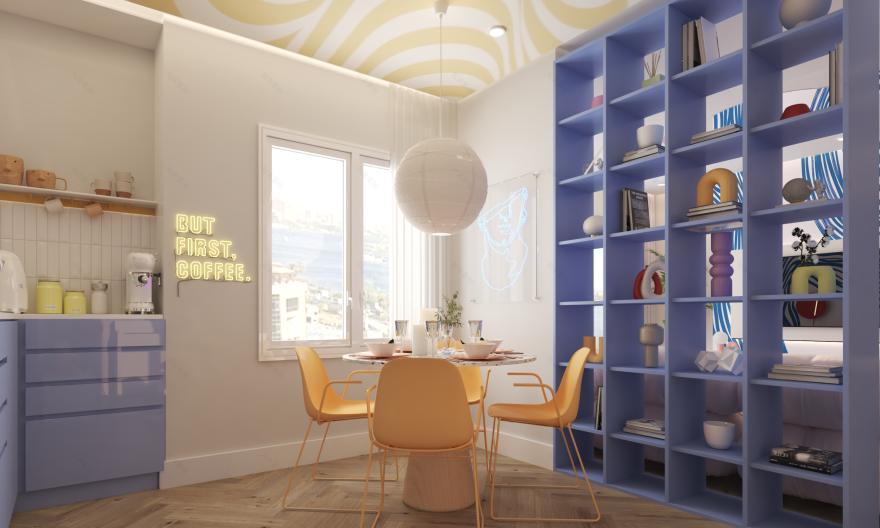 Unique, Photo-Friendly Rental Apartment Reception.-4