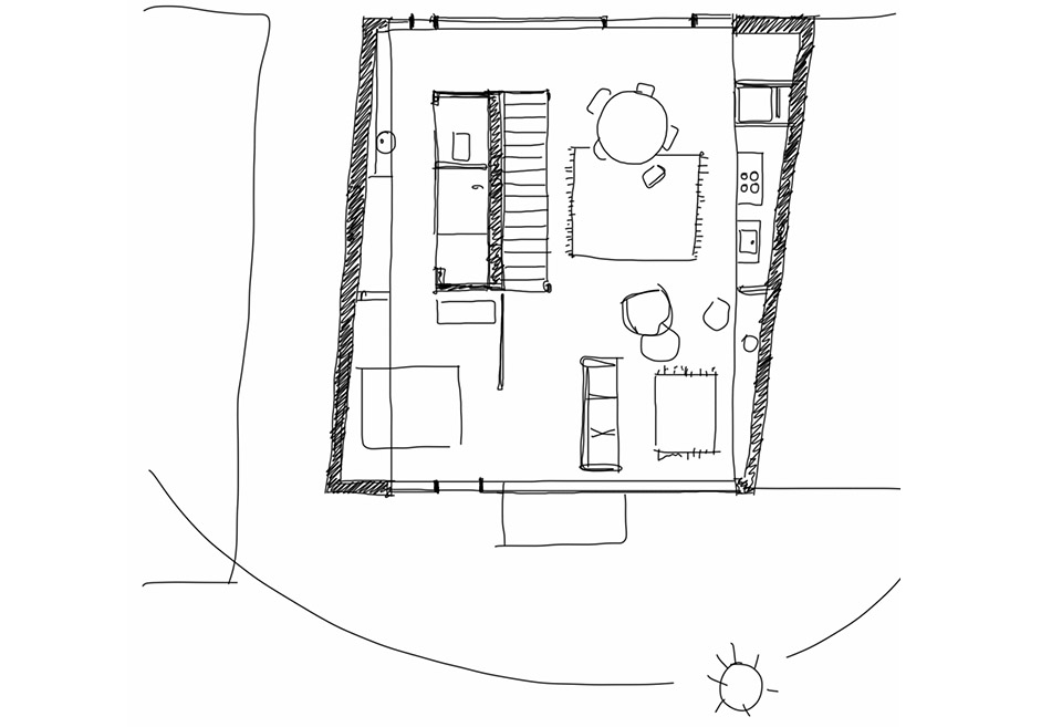 灵活布局的自然光住宅-19