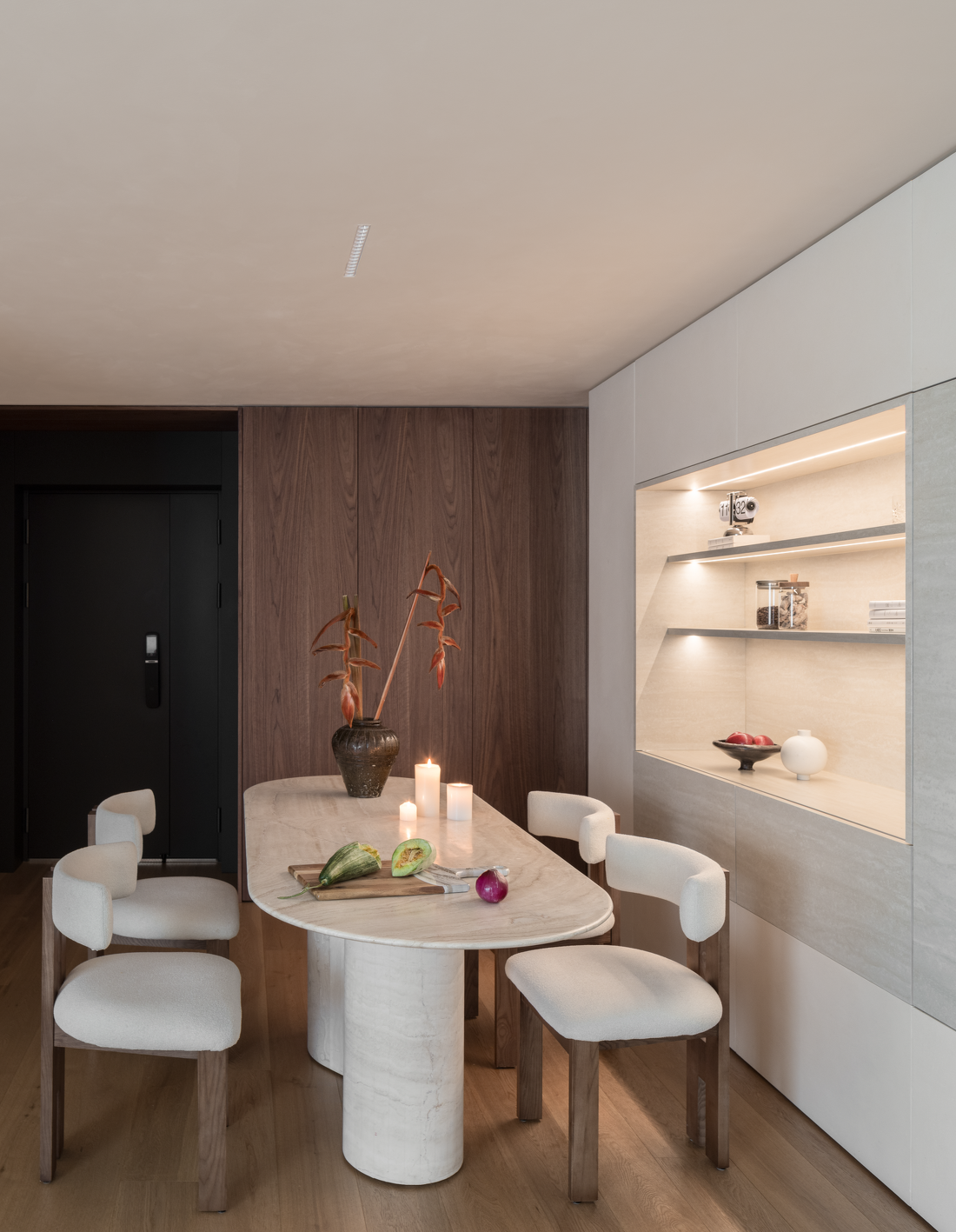 LDK联动造洄游动线,温暖的木质极简家-10