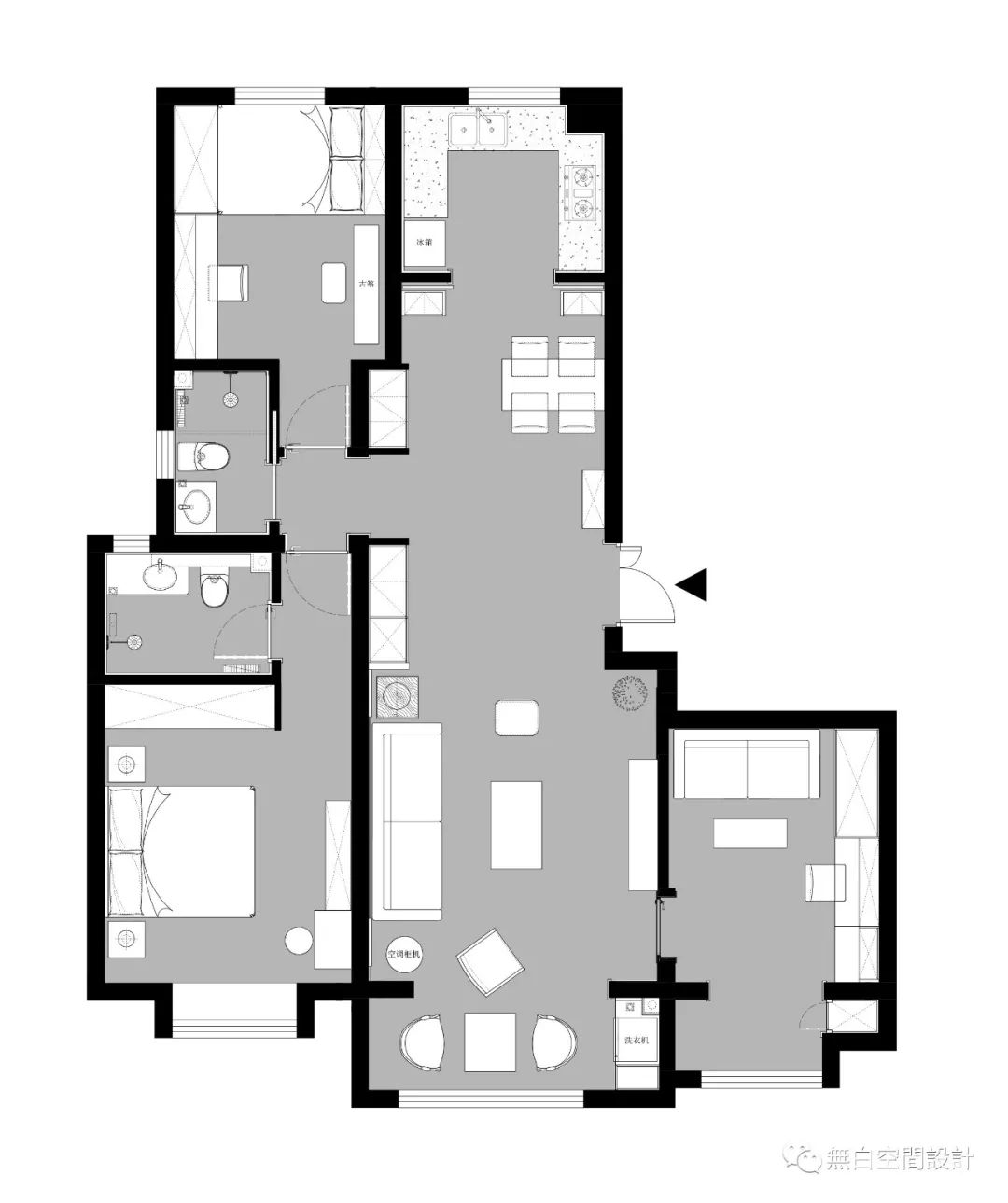 【夏末·国熙台】无白空间设计,打造清新绿色家居空间-10