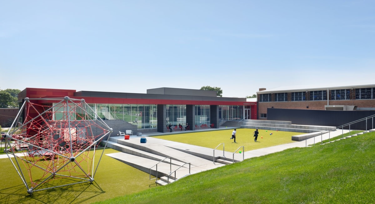 Clockwork Architecture + Design 打造活力教学空间——Sherman Center at SVN Charter School-11