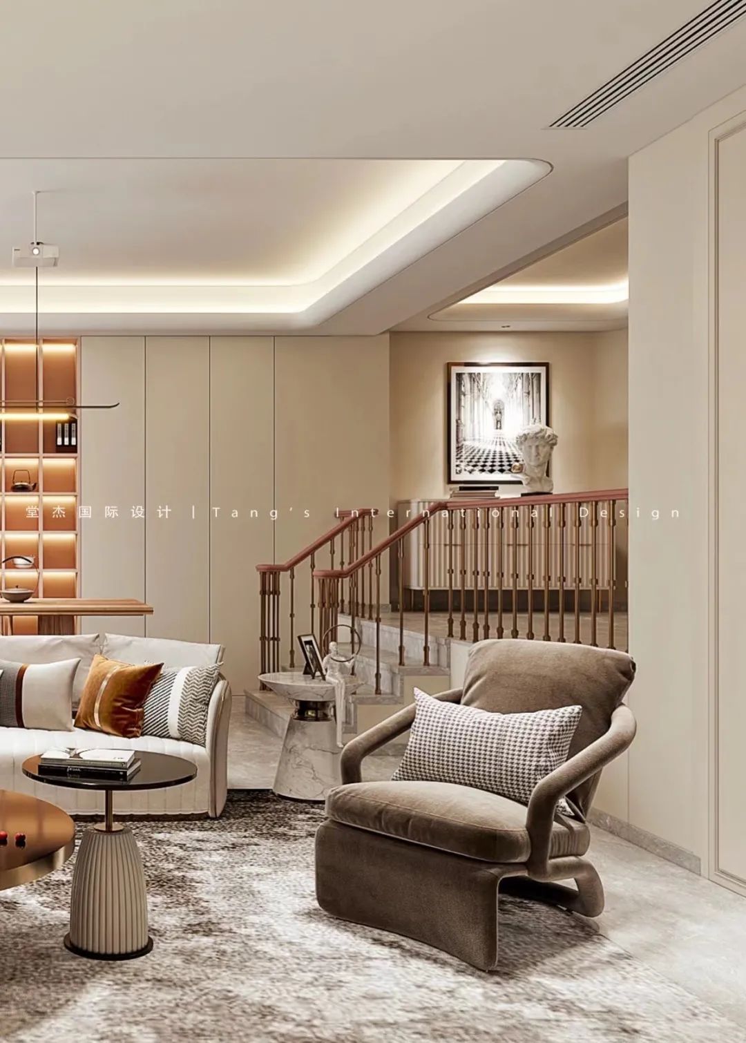 南京云栖山庄 320㎡轻法式大宅丨中国南京丨堂杰国际设计-35