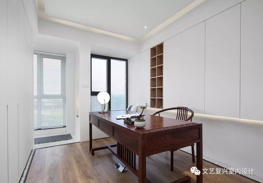 现代禅意新中式——90 后业主的婚房设计-36