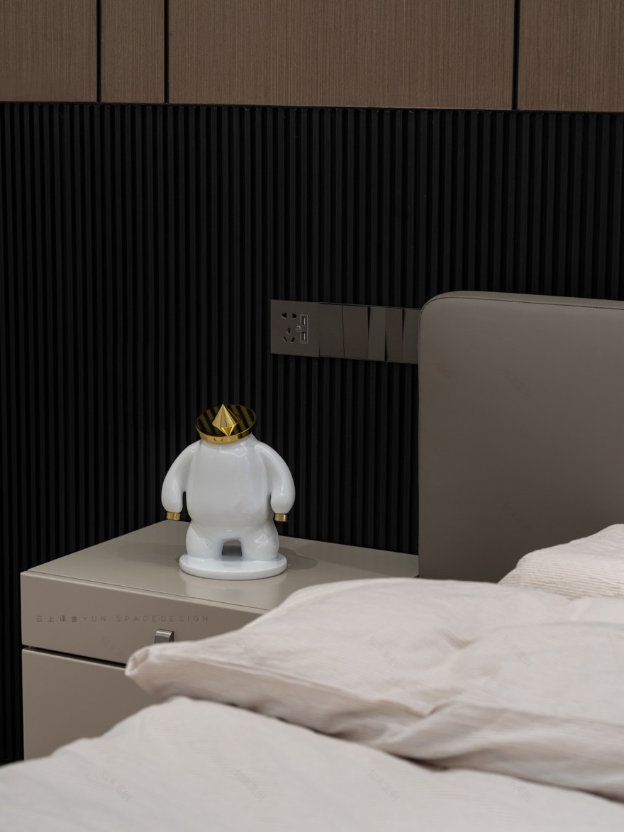 淄博紫薇园 199㎡现代轻奢住宅设计 | 品质生活,优雅时尚-60