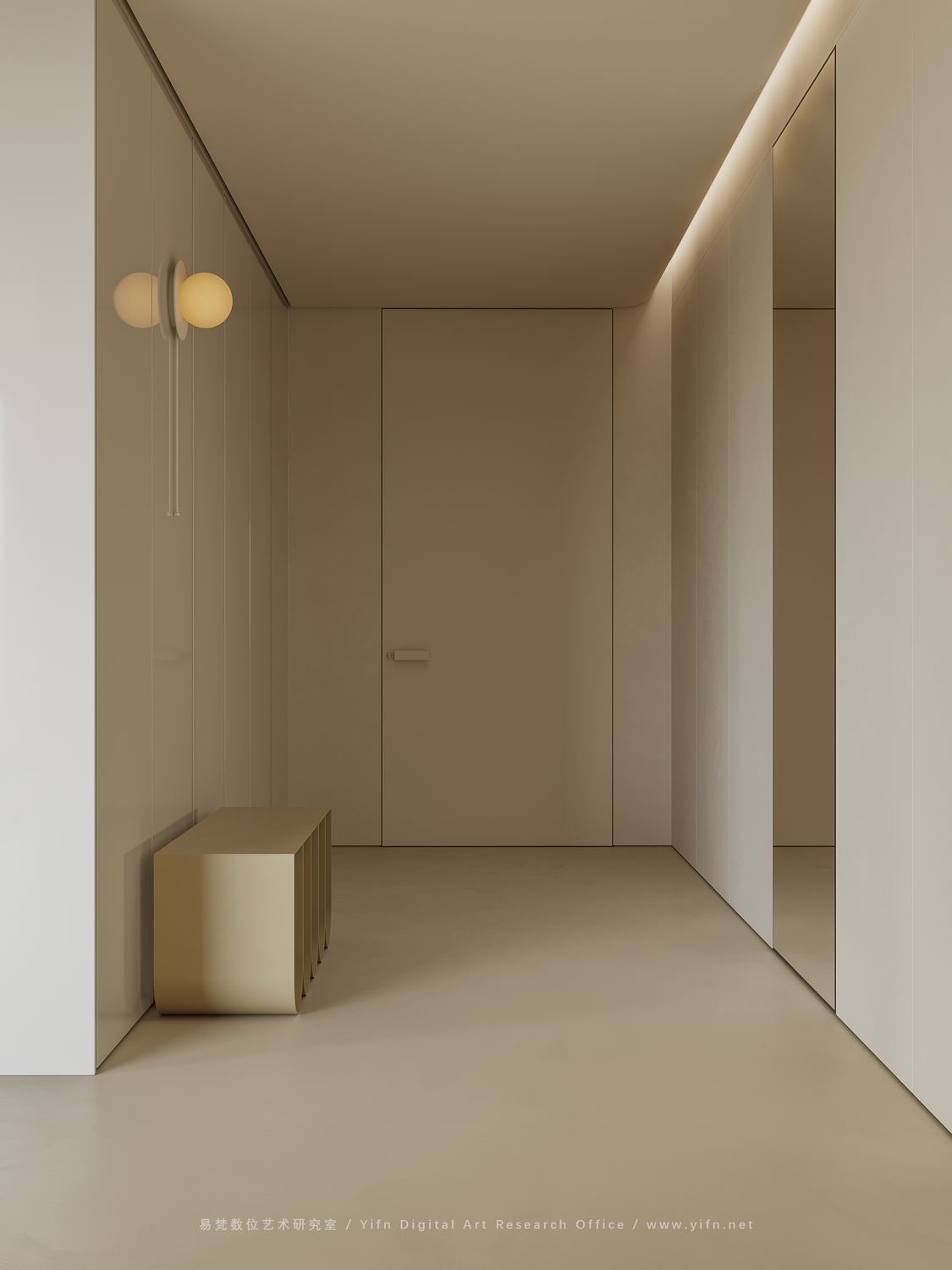 现代奶油风住宅|易梵视觉-20