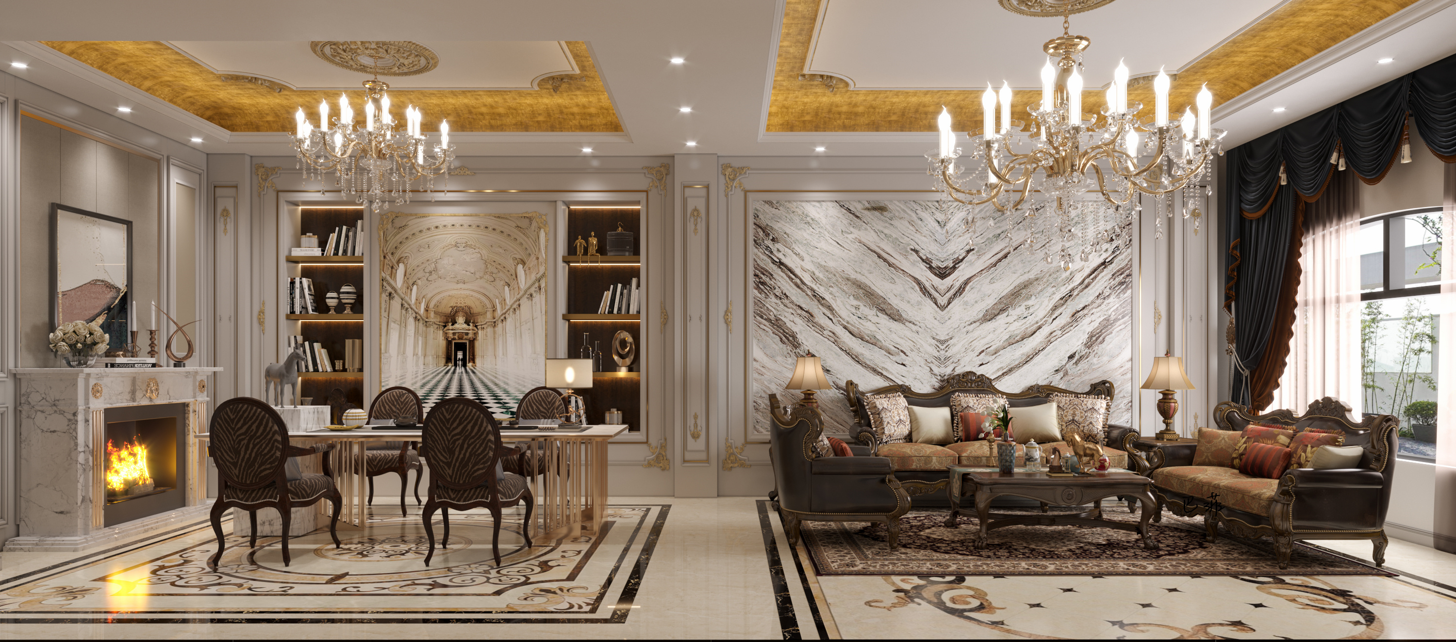 欧式典雅的摩登复古设计-5