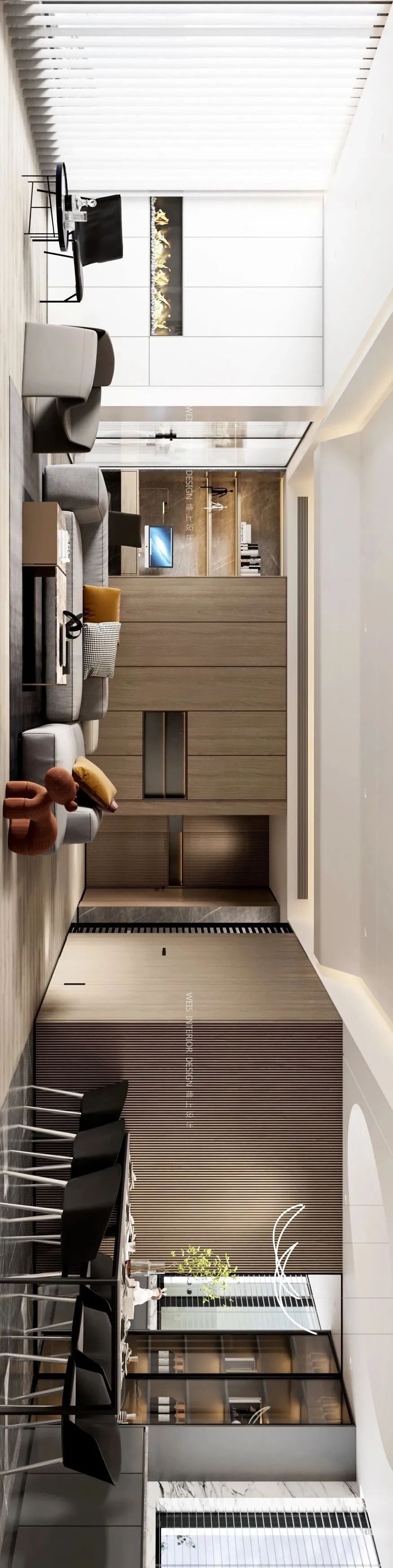 龙岩融侨观邸 140㎡极致简约生活丨中国龙岩丨维上设计-15