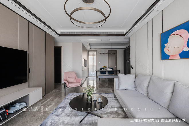 首创天阅滨江清新实用现代婚房装修案例丨中国杨浦-15