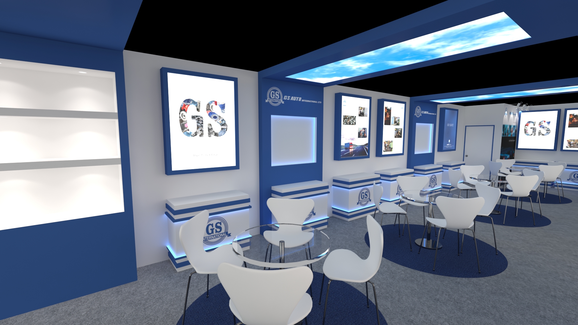 G.S Auto International Exhibition Stall Concept-7