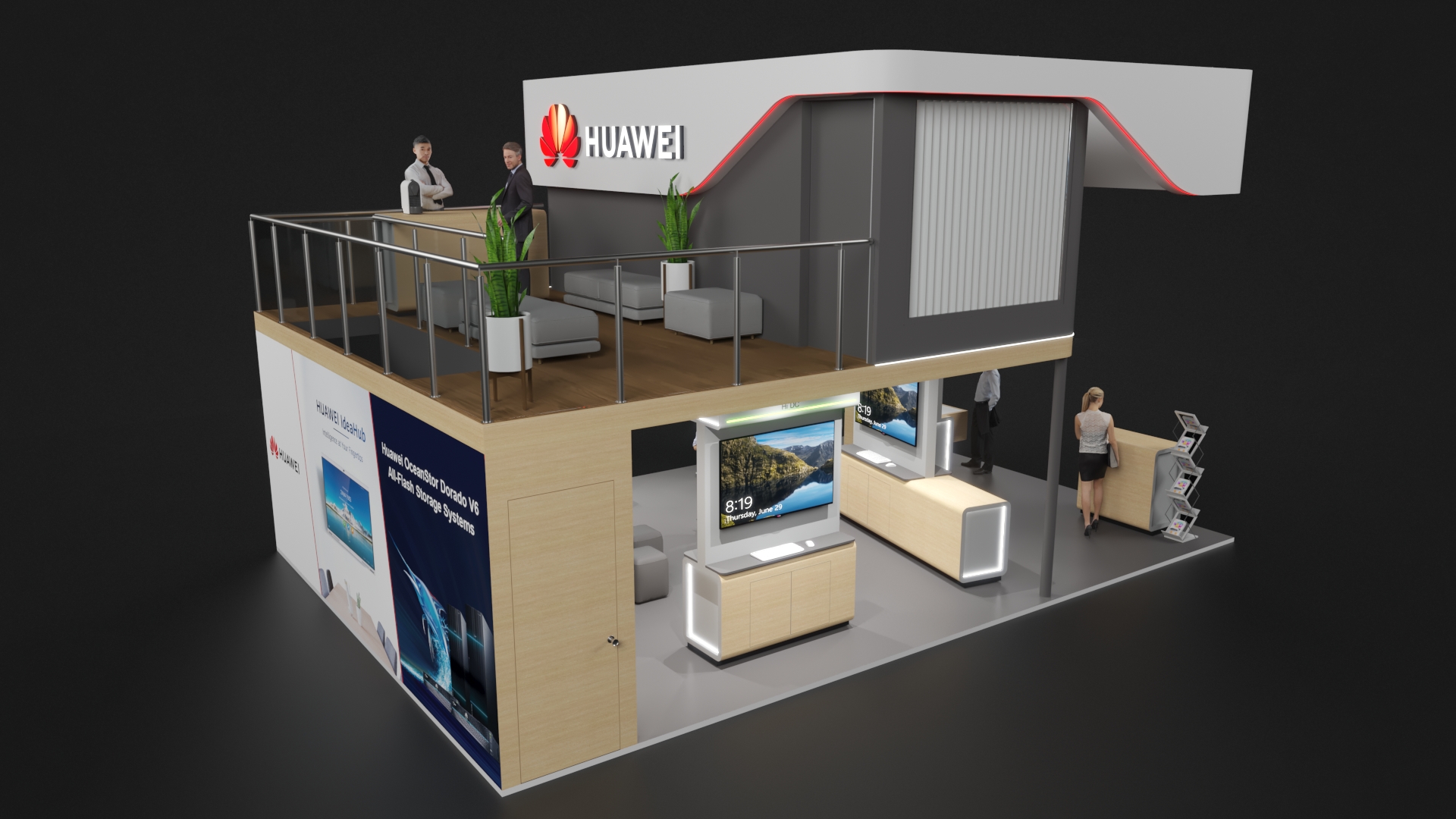 HUAWEI EXHIBITION STAND-1
