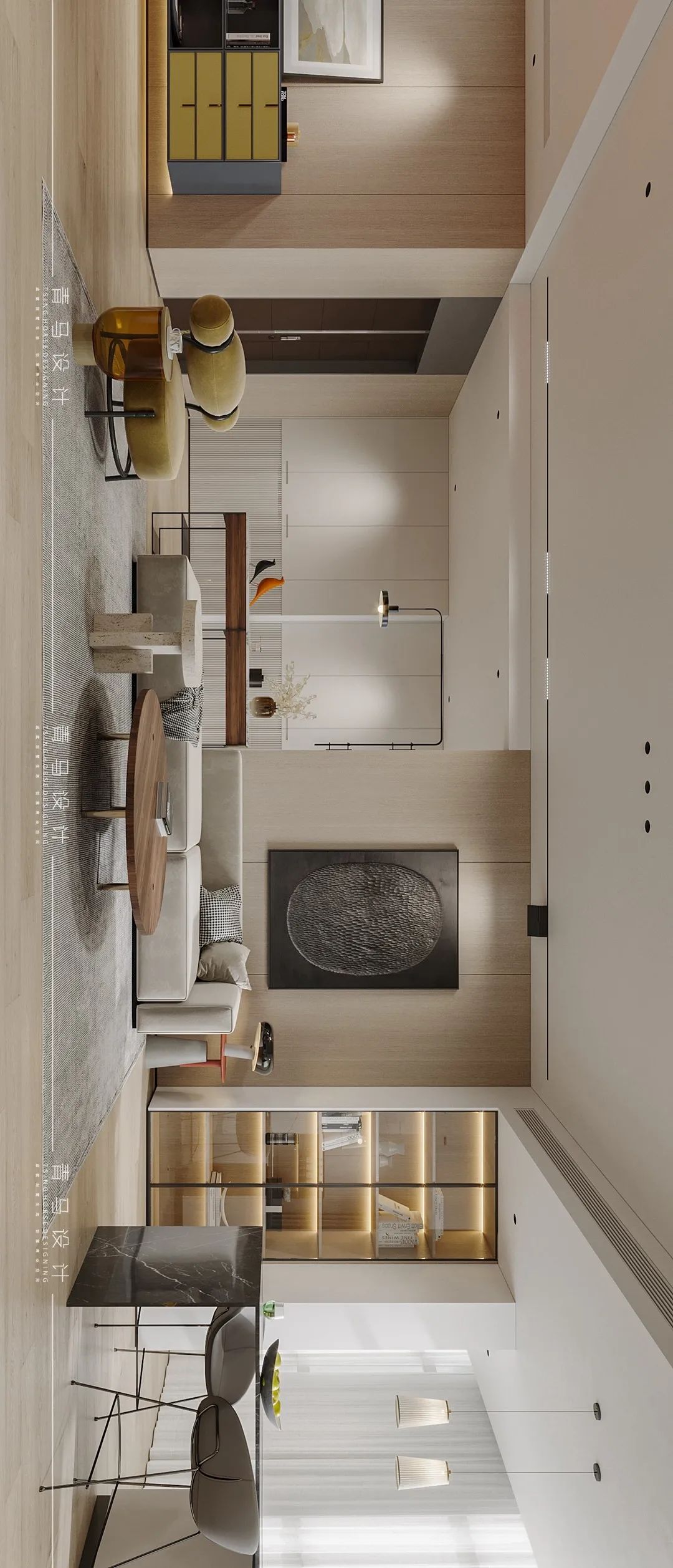 海珀香庭现代风格别墅设计丨青马别墅空间设计-44