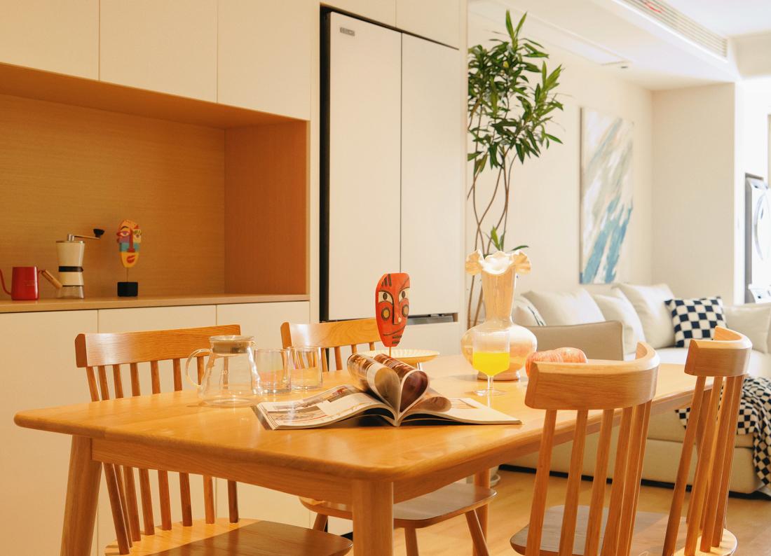 《静·安》· 木色与白色的温婉室内设计-12