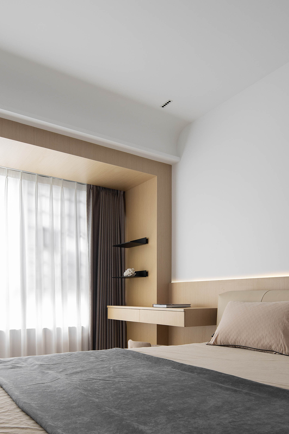 现代简约私宅空间设计丨科盛装饰设计-24