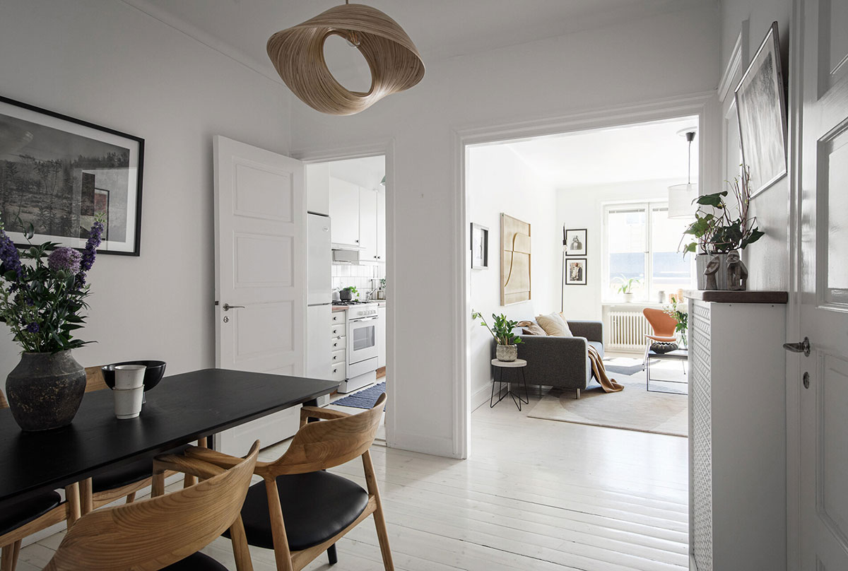 斯德哥尔摩 44 平米全白空间现代公寓设计-11