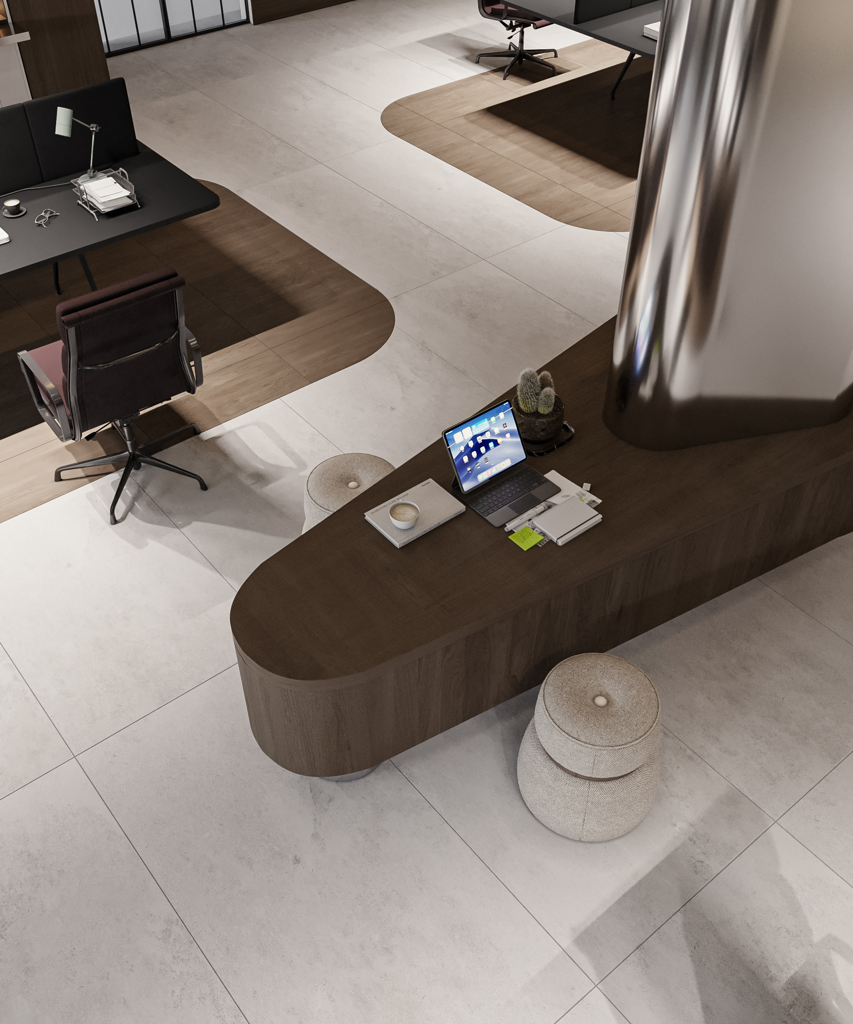 Contemporary Executive Office | Interior Design Concept-7