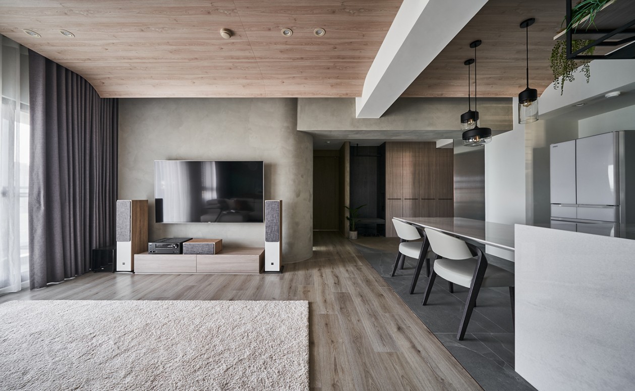 简约设计的大平层，开放布局才是大户型标配！-6